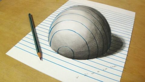 3d アート 鉛筆 販売済み 書き方